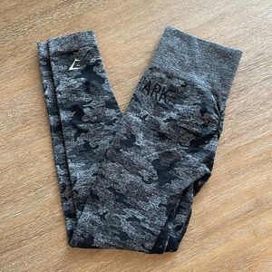Gymshark camo leggings, size S, hardly worn